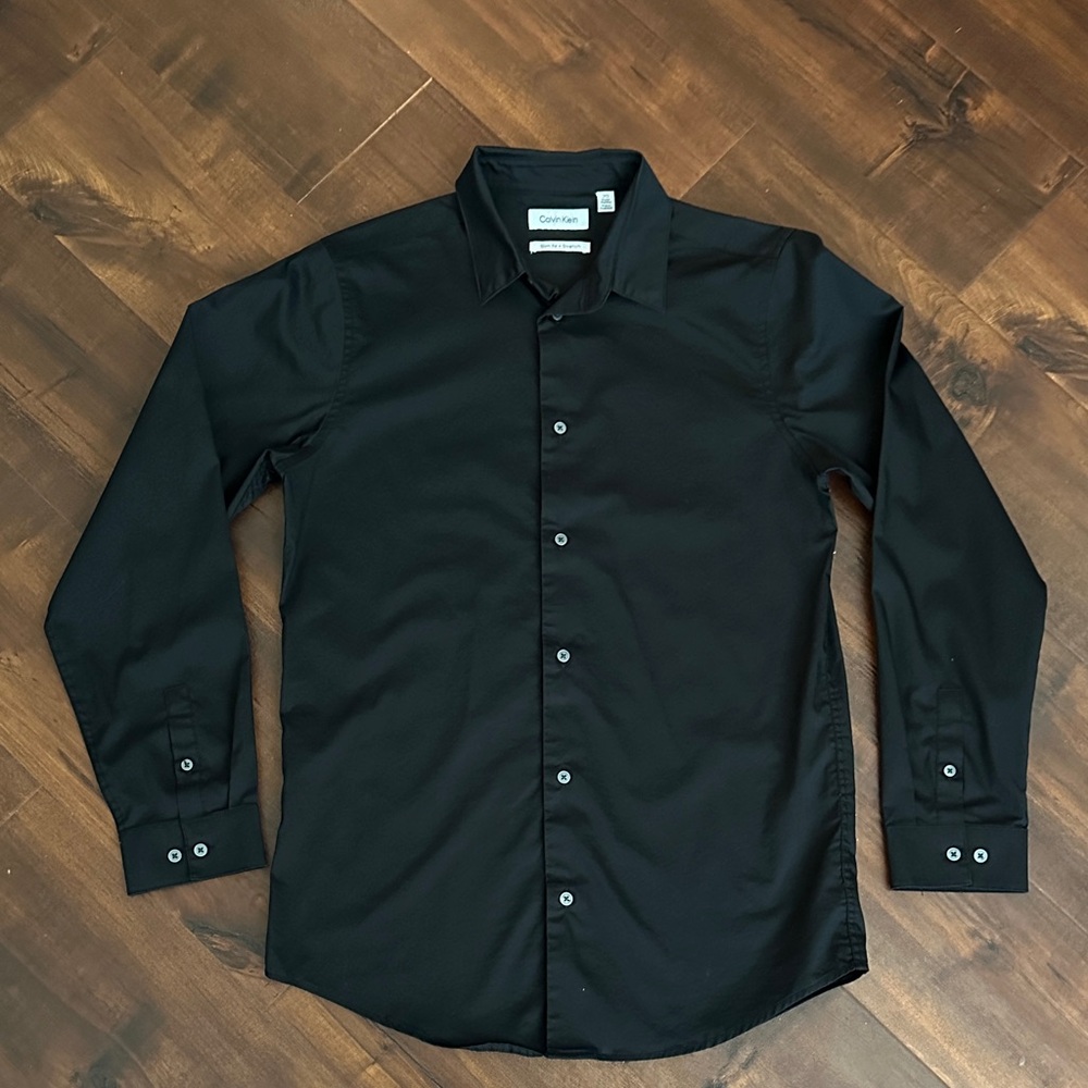 Calvin Klein Classic Black Dress Shirt, Boys size 20!
